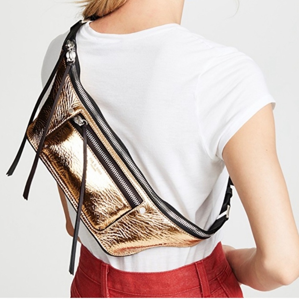 Rag & Bone Elliot Fanny Pack Gold